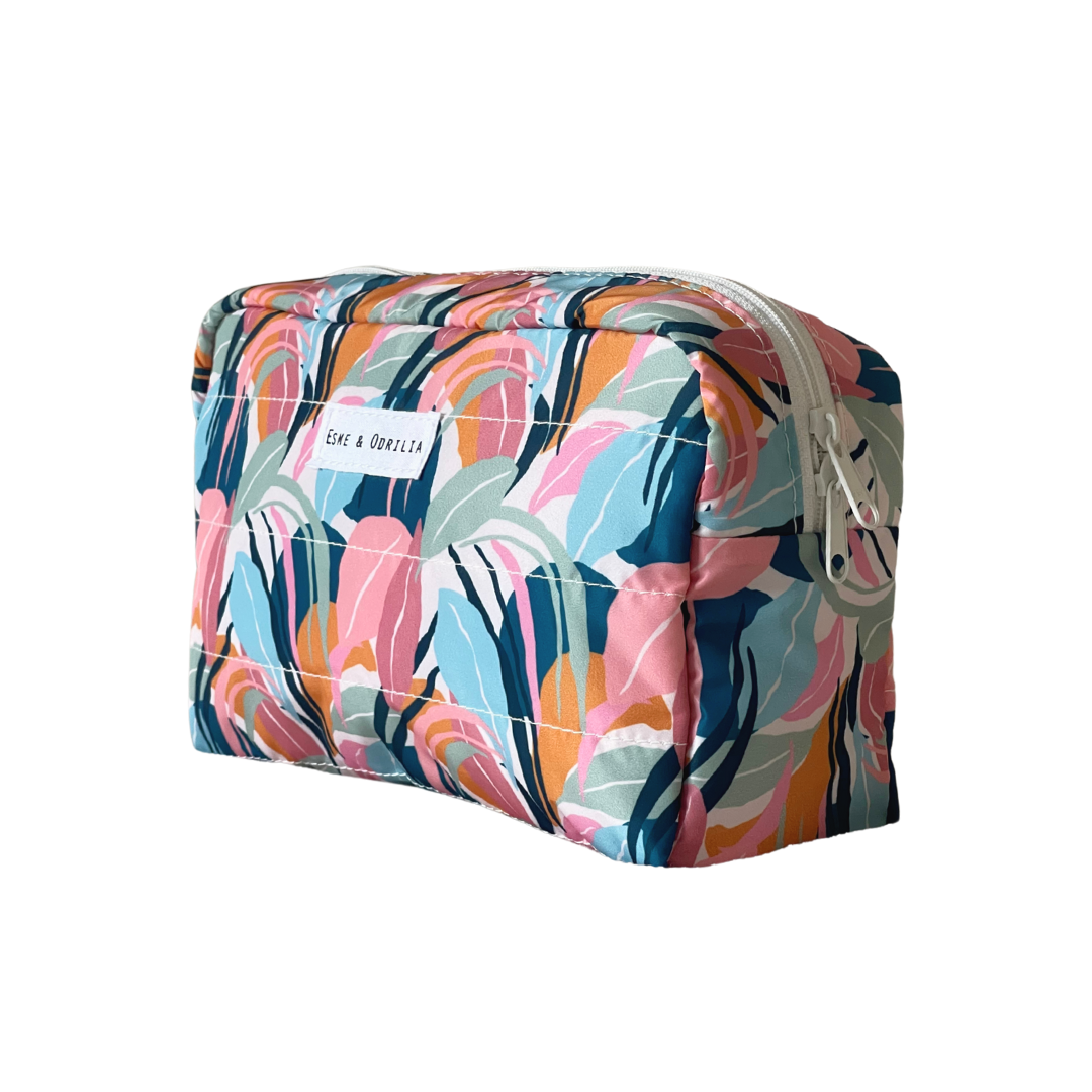 Neceser Cloudy Hojas Pasteles