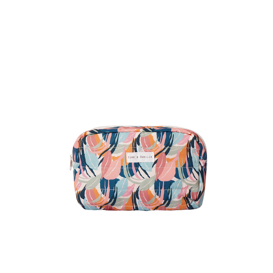 Neceser Cloudy Hojas Pasteles