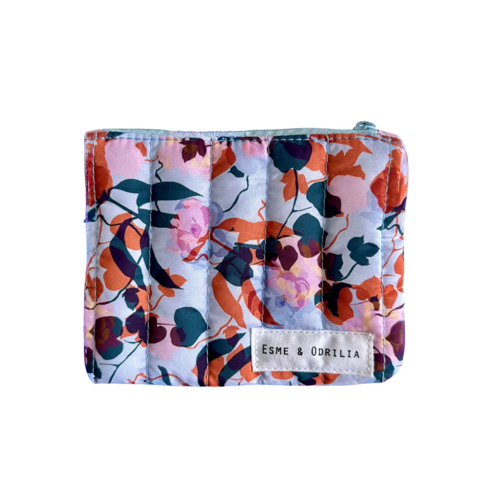 Neceser F Puffer Hojas Pasteles