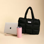 Cargar imagen en el visor de la galería, Puffer Tote Bag Negro
