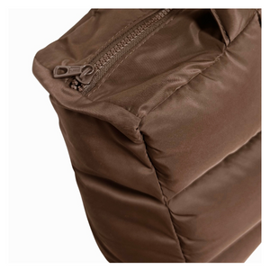 Puffer Tote Bag Chocolate