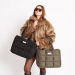 Cargar imagen en el visor de la galería, Puffer Tote Bag Negro
