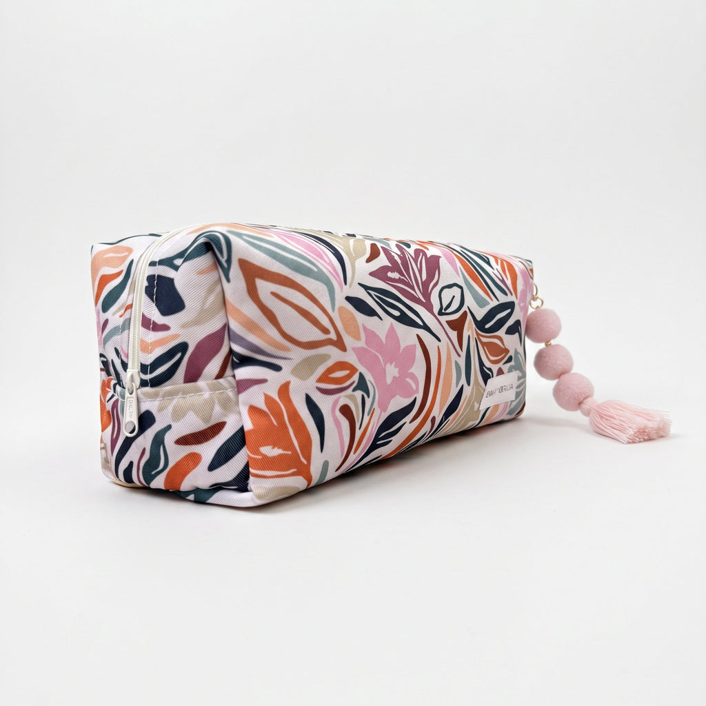 Neceser Rectangular Ondas Florales