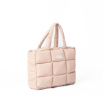 Cargar imagen en el visor de la galería, Puffer Tote Bag Beige
